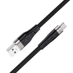Кабель HOCO X53 USB to Type-C 3A, 1m, silicone, aluminum connectors, Black 6931474738097