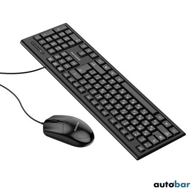 Миша + клавіатура BOROFONE BG6 Business keyboard and mouse set Black BG6B