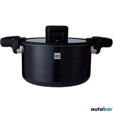 Кастрюля-cкороварка Xiaomi HuoHou Stainless Steel Enamel Micro Pressure Cooker (Black)