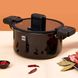 Кастрюля-cкороварка Xiaomi HuoHou Stainless Steel Enamel Micro Pressure Cooker (Black)