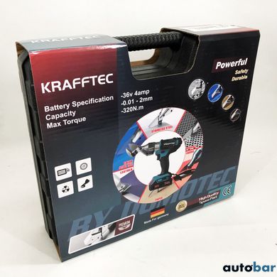 Ножиці акумуляторні по металу в кейсі Krafftec DJS130R, 2 акб 36V/5AP ws88638