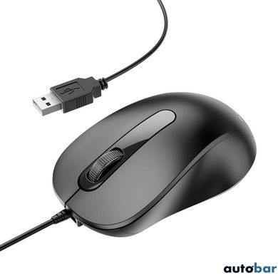 Миша BOROFONE BG4 Business wired mouse Black