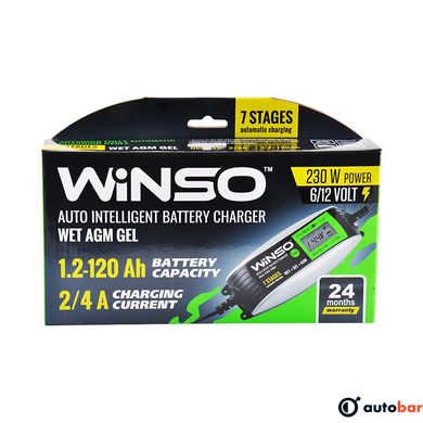 Зарядний пристрій для акумулятора Winso (139700)